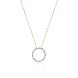 Wisiorek złoty z brylantami