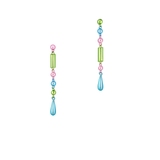 Kolczyki Color Drops Princess Club