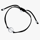 Bransoleta sznurkowa z motywem nieskończoności