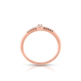 Pierścionek złoty z brylantami