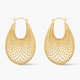 Kolczyki srebrne pozłacane