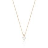 Wisiorek złoty z cyrkonią