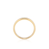 Pierścionek złoty z diamentami