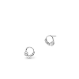 Kolczyki srebrne z cyrkoniami