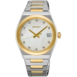 ZEGAREK SEIKO CLASSIC QUARTZ DIAMONDS