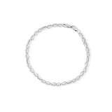 Bransoleta białe złoto