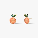 Kolczyki srebrne Kwiaty Nocy Cytrusy