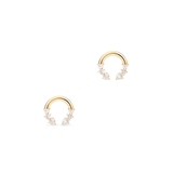 Kolczyki złote Recarlo