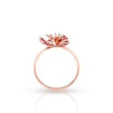 Pierścionek różowe złoto Kwiaty Nocy