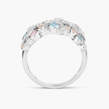 Pierścionek srebrny Balerina