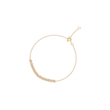 Bransoleta złota z koralikami