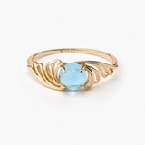 Pierścionek złoty KOI