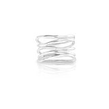 Pierścionek srebrny ażurowy