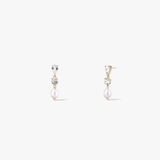 Kolczyki złote z perłą Ceremonials