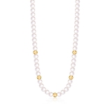 Naszyjnik złoty z perłami