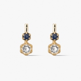 Kolczyki złote Kwiaty Nocy Borówka