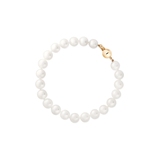 Bransoleta złota z perłami