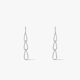 Kolczyki białe złoto z diamentami