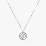 Naszyjnik srebrny z cyrkoniami