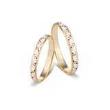 Komplet obrączek złotych FANTASIA