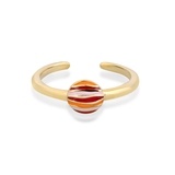 Pierścionek srebrny z motywem planety