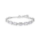 Bransoleta srebrna z cyrkoniami Ceremonials