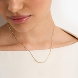 Łańcuszek złoty kostka