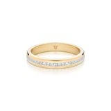 Pierścionek złoty z diamentami