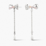 Kolczyki srebrne Balerina