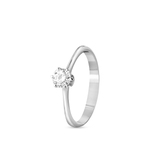 Pierścionek białe złoto Recarlo