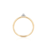 Pierścionek zaręczynowy złoty W.KRUK