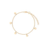 Bransoleta złota na nogę