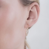 Kolczyki złote koła