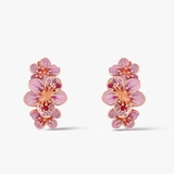 Kolczyki różowe złoto Kwiaty Nocy