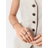 Kolczyki złote z brązowymi diamentami Karmelowa