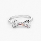 Pierścionek srebrny Balerina