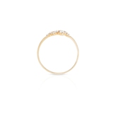 Pierścionek złoty z cyrkoniami