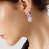 Kolczyki srebrne z cyrkoniami Emblems