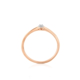 Pierścionek zaręczynowy z brylantem