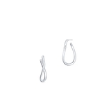 Kolczyki srebrne o fantazyjnym kształcie