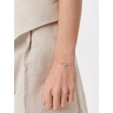 Bransoleta złota z niebieskim apatytem Saint Tropez