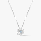 Naszyjnik srebrny Kwiaty Nocy