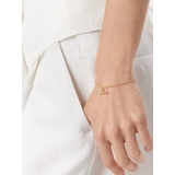 Bransoleta srebrna pozłacana