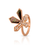 Pierścionek różowe złoto Enrico Capra