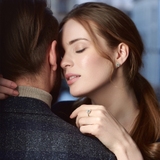 Kolczyki złote bicolor z brylantami i diamentami