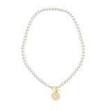 Naszyjnik srebrny z perłami