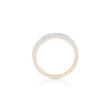 Pierścionek złoty z diamentami