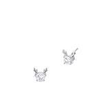 Kolczyki srebrne z cyrkonią