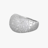 Pierścionek srebrny z cyrkoniami