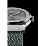 ZEGAREK HUBLOT CLASSIC FUSION TITANIUM SAGE GREEN